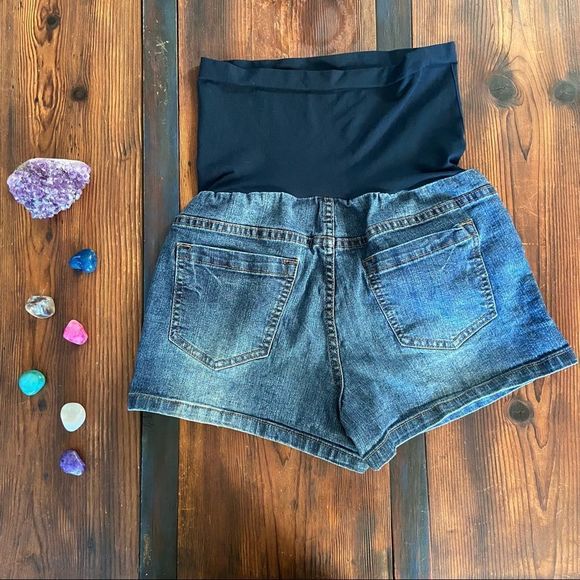 Maternity Shorts Planet Motherhood Denim - Picture 3 of 4